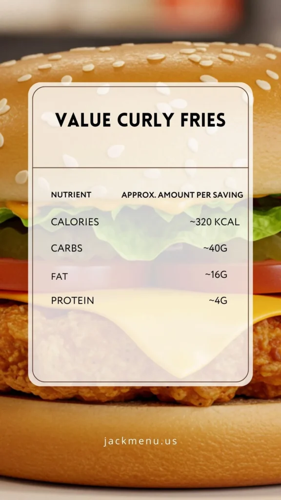 Value Curly Fries