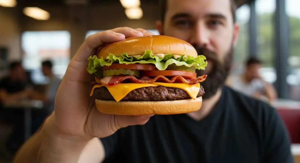Ultimate Cheeseburger™ Combo – A double-patty burger with Swiss & American cheese, crispy fries, and a drink from Jack in the Box.