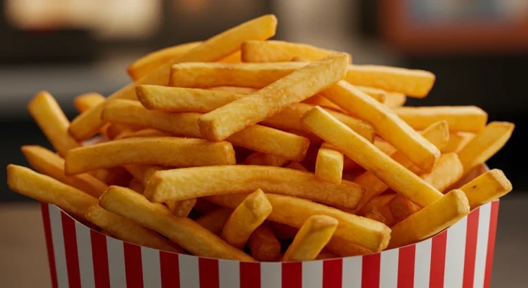 Crispy golden value French fries served fresh at JakeMenu