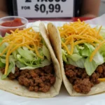 Jack in the Box 2 Tacos for $0.99 deal – crispy, savory, and budget-friendly fast food.